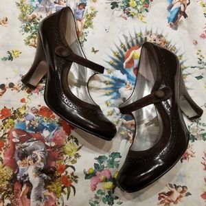 Jessica Simpson Patent Leather Vintage inspired